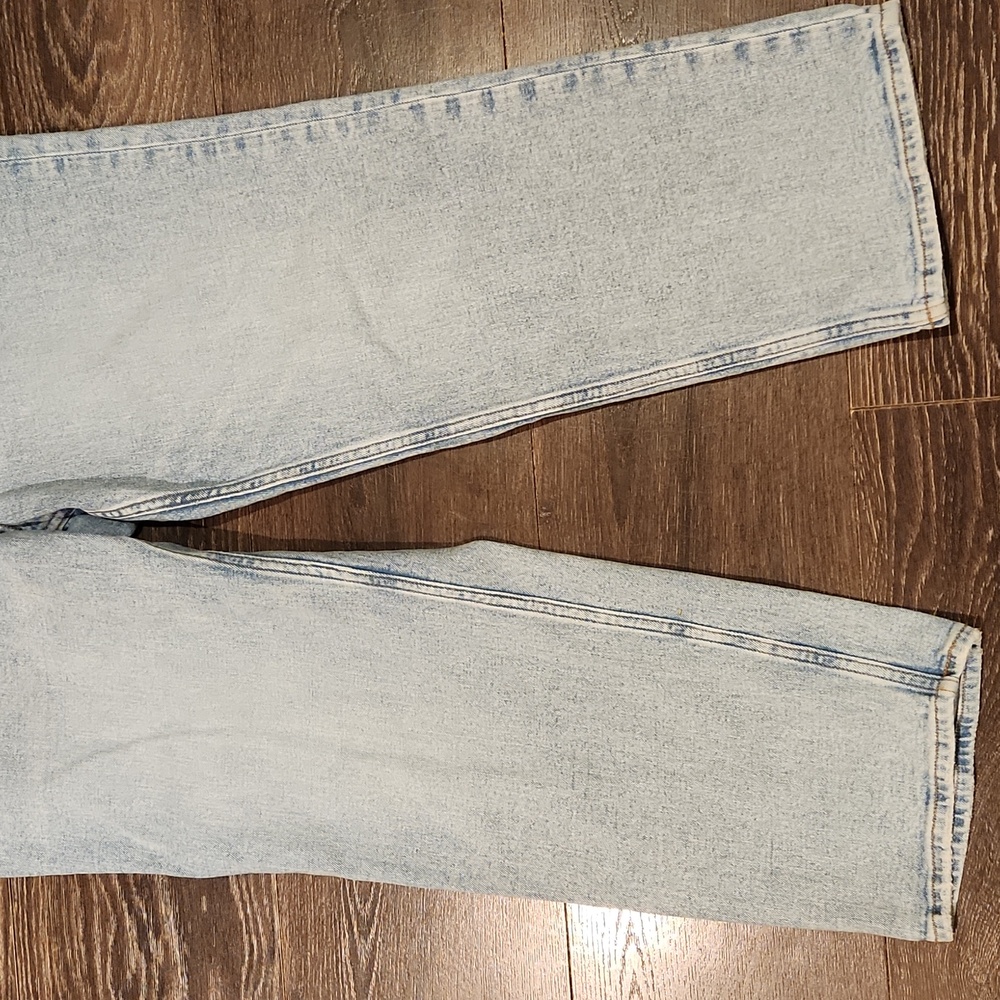 ❤️ ABERCROMBIE & FITCH ANKLE STRAIGHT ULTRA HIGH RISE JEANS, 14S (32 SHORT) - Picture 5 of 8